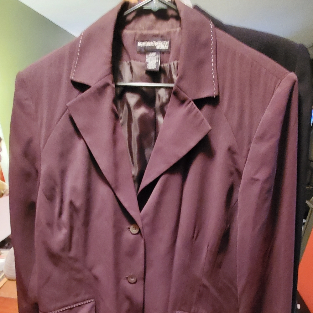 Norton‎ McNaughton Brown Blazer Size 22W